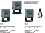 PACKAGE J (3 - Self-Inking Stamps and Ink)