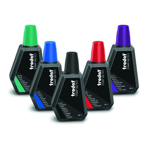 Trodat Rubber Stamp Ink - 1 oz