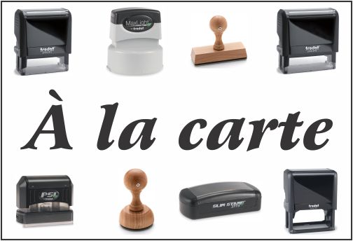 &#192; la carte Stamps